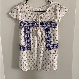 Ruffle Sleeve Blouse